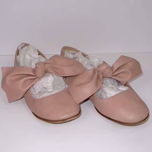 Zara girls bow shoes